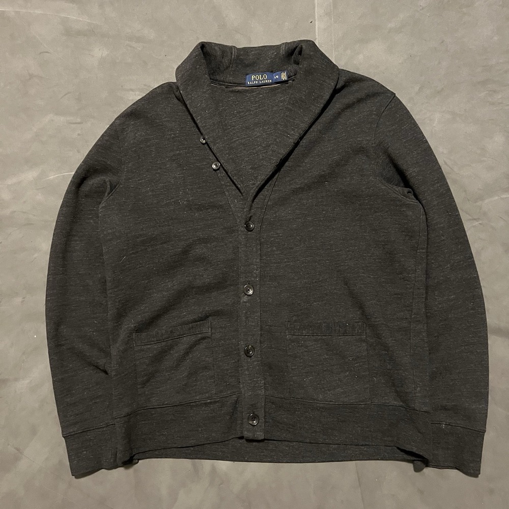 Polo by Ralph Lauren Black Cardigan Sweater